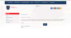 Desktop Screenshot of docenti.unicam.it